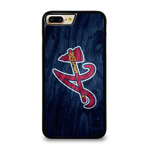 ATLANTA BRAVES MLB WOODEN LOGO iPhone 7 Plus Case ATLANTA BRAVES MLB WOODEN LOGO iPhone 7 Plus Case