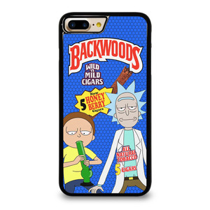 BACKWOODS RICK AND MORTY BLUE iPhone 7 Plus Case