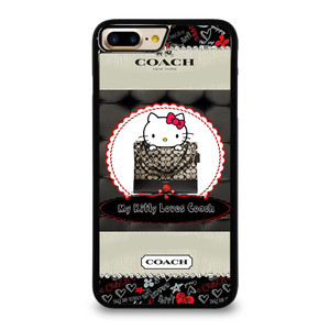 COACH NEW YORK HELLO KITTY BLACK iPhone 7 Plus Case