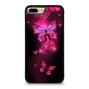 PURPLE BITTERFLY PINK iPhone 7 Plus Case