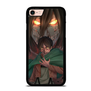 ATTACK ON TITAN EREN YEAGER ANIME MANGA iPhone 8 Case ATTACK ON TITAN EREN YEAGER ANIME MANGA iPhone 8 Case