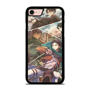 ATTACK ON TITAN LEVI ACKERMAN ANIME iPhone 8 Case