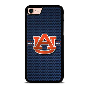 AUBURN TIGERS FOOTBALL CARBON BLUE LOGO iPhone 8 Case AUBURN TIGERS FOOTBALL CARBON BLUE LOGO iPhone 8 Case