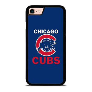 CHICAGO CUBS BLUE RED LOGO BASEBALL iPhone 8 Case