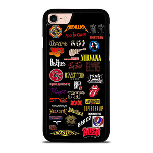 CLASSIC ROCK BAND iPhone 8 Case