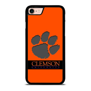 CLEMSON TIGERS UNIVERSITY PAW LOGO iPhone 8 Case