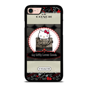 COACH NEW YORK HELLO KITTY BLACK iPhone 8 Case COACH NEW YORK HELLO KITTY BLACK iPhone 8 Case