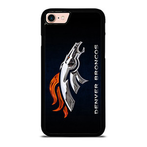 DENVER BRONCOS LOGO SILVER HORSE iPhone 8 Case