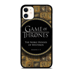 GAME OF THRONES THE NOBLE HOUSES OF WESTEROS iPhone 11 Case