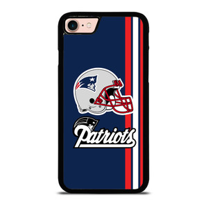 NEW ENGLAND PATRIOTS STRIPS HELMET iPhone 8 Case