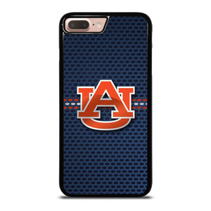 AUBURN TIGERS FOOTBALL CARBON BLUE LOGO iPhone 8 Plus Case AUBURN TIGERS FOOTBALL CARBON BLUE LOGO iPhone 8 Plus Case
