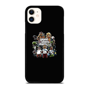 GRAND THEFT FIVE GTA 5 MARIO BROSS iPhone 11 Case