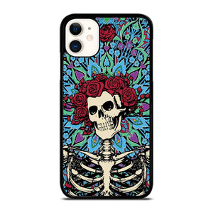 GRATEFUL DEAD SKELETON AND ROSES iPhone 11 Case GRATEFUL DEAD SKELETON AND ROSES iPhone 11 Case