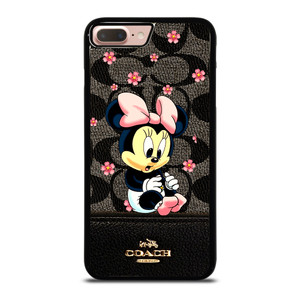 COACH NEW YORK LOGO BABY MINNIE MOUSE iPhone 8 Plus Case