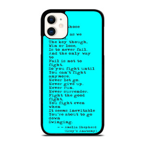 GREY'S ANATOMY QUOTES iPhone 11 Case GREY'S ANATOMY QUOTES iPhone 11 Case