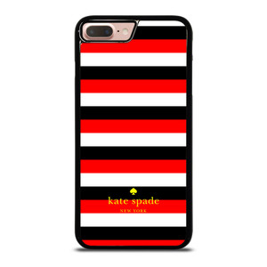 KATE SPADE PATTERN RED BLACK iPhone 8 Plus Case