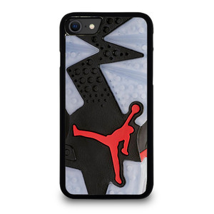 AIR JORDAN BLACK RED SOLE iPhone SE 2020 Case