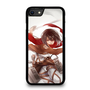 ATTACK ON TITAN MIKASA ACKERMAN ANIME MANGA iPhone SE 2020 Case