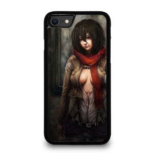 ATTACK ON TITAN MIKASA ACKERMAN DARK iPhone SE 2020 Case ATTACK ON TITAN MIKASA ACKERMAN DARK iPhone SE 2020 Case