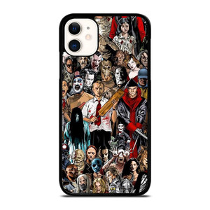 HORROR MOVIE COLLAGE iPhone 11 Case HORROR MOVIE COLLAGE iPhone 11 Case
