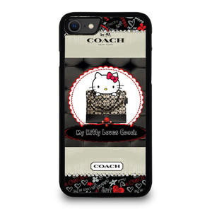 COACH NEW YORK HELLO KITTY BLACK iPhone SE 2020 Case