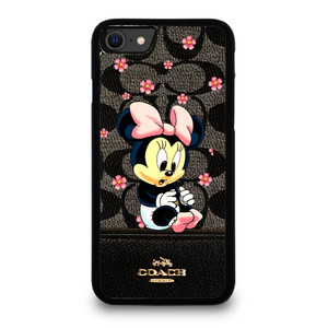 COACH NEW YORK LOGO BABY MINNIE MOUSE iPhone SE 2020 Case