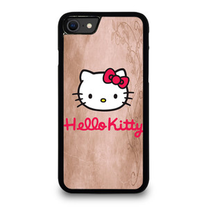 HELLO KITTY FACE WOOD iPhone SE 2020 Case