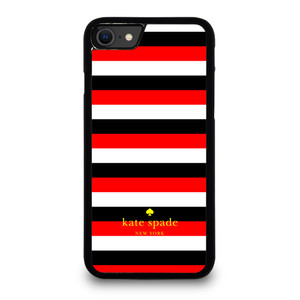 KATE SPADE PATTERN RED BLACK iPhone SE 2020 Case
