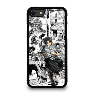 LEVI ACKERMAN ATTACK ON TITAN MANGA CARTOON iPhone SE 2020 Case