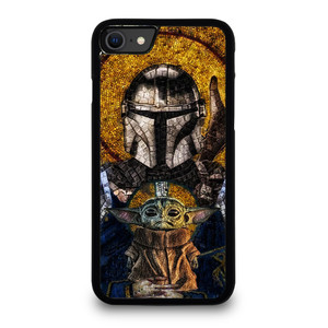 MANDALORIAN AND BABY YODA STAR WARS ART iPhone SE 2020 Case