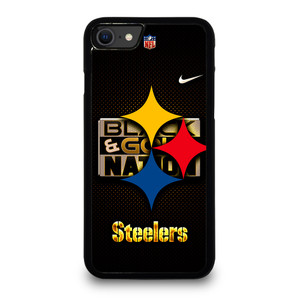 PITTSBURGH STEELERS BLACK AND GO NATION iPhone SE 2020 Case