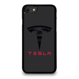 TESLA MOTORS BLACK ICON iPhone SE 2020 Case
