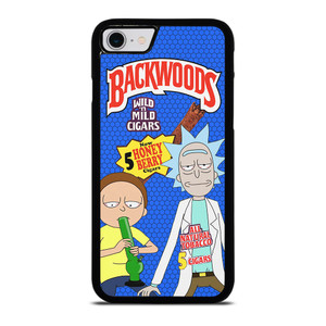 BACKWOODS RICK AND MORTY BLUE iPhone SE 2022 Case