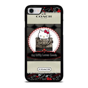 COACH NEW YORK HELLO KITTY BLACK iPhone SE 2022 Case