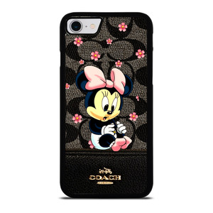 COACH NEW YORK LOGO BABY MINNIE MOUSE iPhone SE 2022 Case