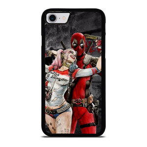 DEADPOOL HARLEY QUINN ART LOVE iPhone SE 2022 Case