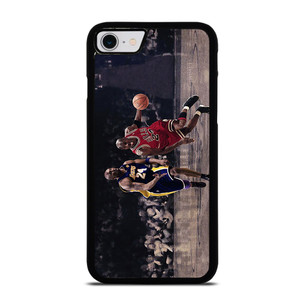KOBE BRYANT VS MICHAEL JORDAN iPhone SE 2022 Case KOBE BRYANT VS MICHAEL JORDAN iPhone SE 2022 Case