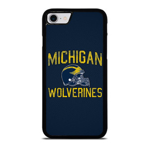 MICHIGAN WOLVERINES FOOTBALL HELMET iPhone SE 2022 Case