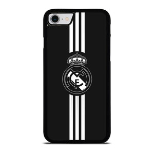 REAL MADRID FC LOGO BLACK WHITE iPhone SE 2022 Case