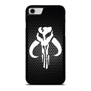 STAR WARS MANDALORIAN LOGO CARBON iPhone SE 2022 Case