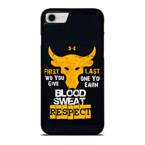 UNDER ARMOUR PROJECT ROCK BLOOD SWEAT iPhone SE 2022 Case