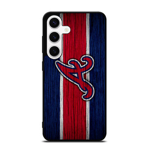 ATLANTA BRAVES MLB LOGO STRIPS Samsung Galaxy S24 Case ATLANTA BRAVES MLB LOGO STRIPS Samsung Galaxy S24 Case