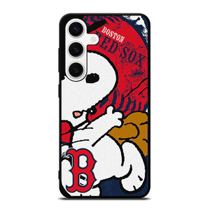 BOSTON RED SOX BASEBALL SNOOPY Samsung Galaxy S24 Case BOSTON RED SOX BASEBALL SNOOPY Samsung Galaxy S24 Case