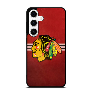 CHICAGO BLACK HAWKS RED LOGO Samsung Galaxy S24 Case