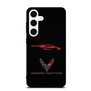 CORVETTE STINGRAY C8 CAR LOGO Samsung Galaxy S24 Case CORVETTE STINGRAY C8 CAR LOGO Samsung Galaxy S24 Case