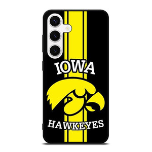 IOWA HAWKEYES STRIPS LOGO FOOTBALL TEAM Samsung Galaxy S24 Case