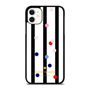 KATE SPADE STRIPE POLKADOTS iPhone 11 Case
