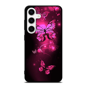 PURPLE BITTERFLY PINK Samsung Galaxy S24 Case PURPLE BITTERFLY PINK Samsung Galaxy S24 Case