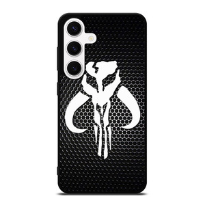 STAR WARS MANDALORIAN LOGO CARBON Samsung Galaxy S24 Case