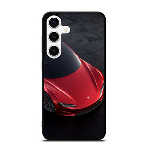 TESLA RED ELECTRIC CAR Samsung Galaxy S24 Case TESLA RED ELECTRIC CAR Samsung Galaxy S24 Case